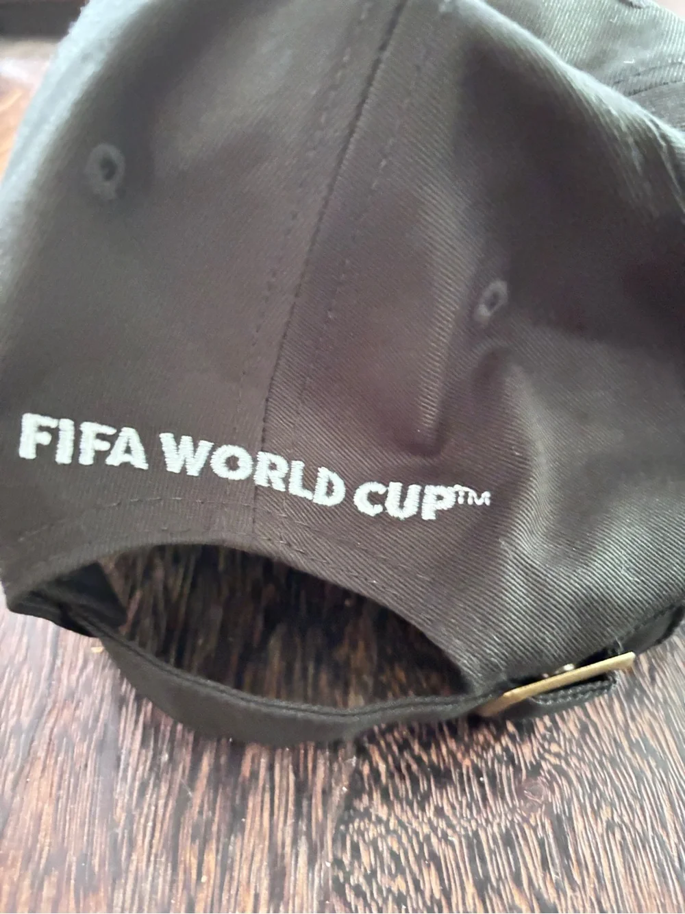 FIFA Black Embroidered World Cup Baseball Cap